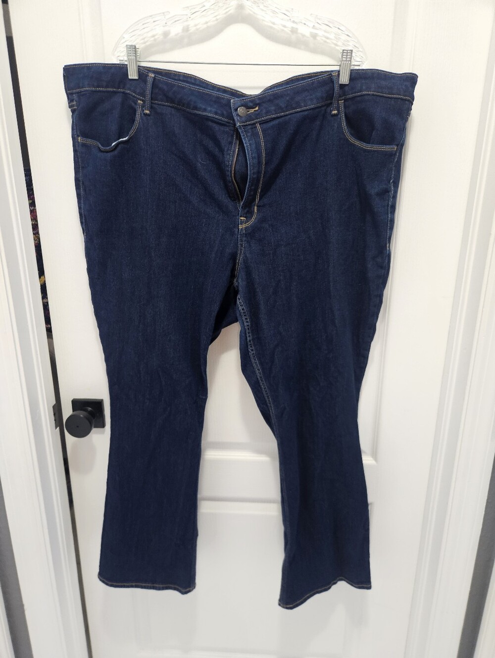 Old Navy Boot Cut Womens Jeans 26 Dark Wash Like New Condition
